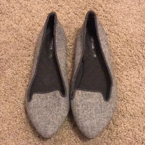 Express Gray Flats